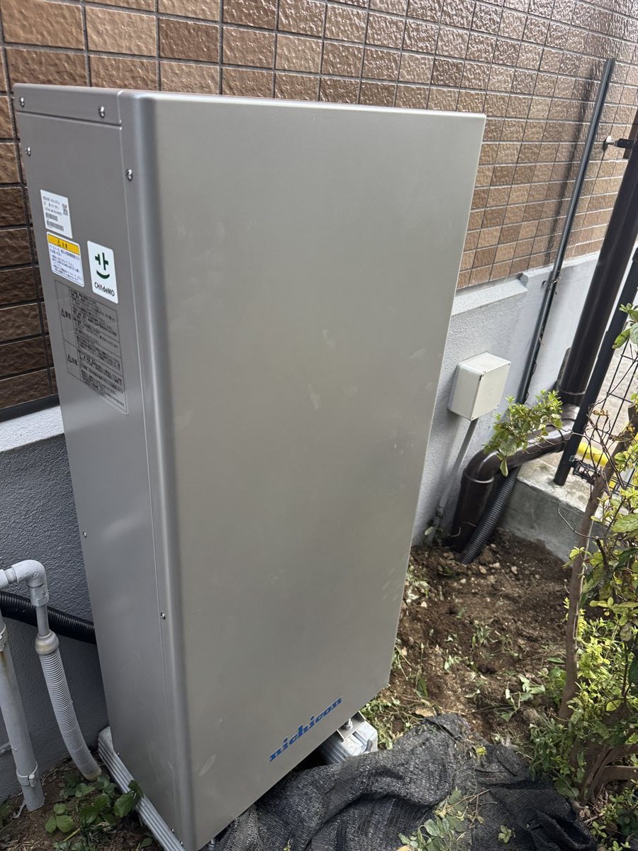 東京都江東区に設置したV2Hスタンド（ニチコン・CHAdeMO対応）